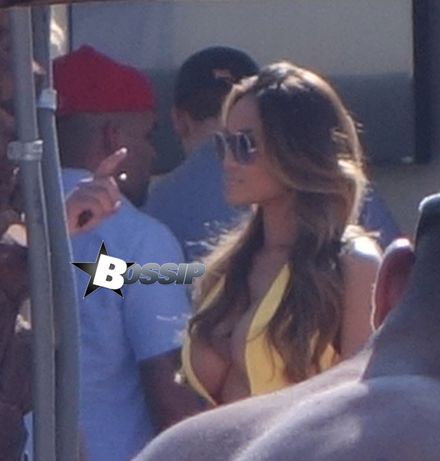 50 Cent's ex love, Daphne Joy, shows off her curves post baby as she hangs with bachlorette group in Las Vegas at the Daylight pool at Mandalay Bay. The former video star had all eyes on her as she wore a colorful bikini while relaxing with the group at their vip cabana at the new pool.