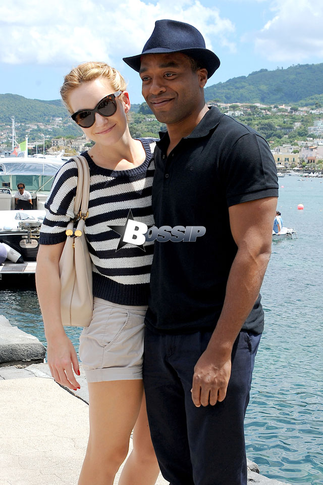 Chiwetel Ejiofor and his girlfriend Sari Mercer arrive in Ischia for the Ischia Global Fest. The couple walked hand-in-hand and posed for pictures together before making their way in to their hotel.
