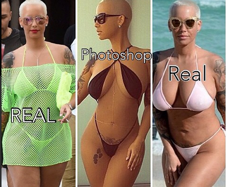 Amber Rose photoshop sorcery