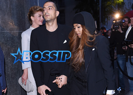 Wissam Al Mana and Janet Jackson Giorgio Armani 40th Anniversary Dinner reception at Nobu