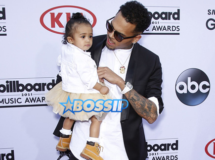 Chris Brown brings daughter Royalty to 2015 Billboard Awards