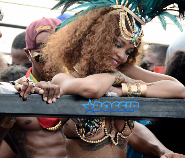 Rihanna and Lewis Hamilton