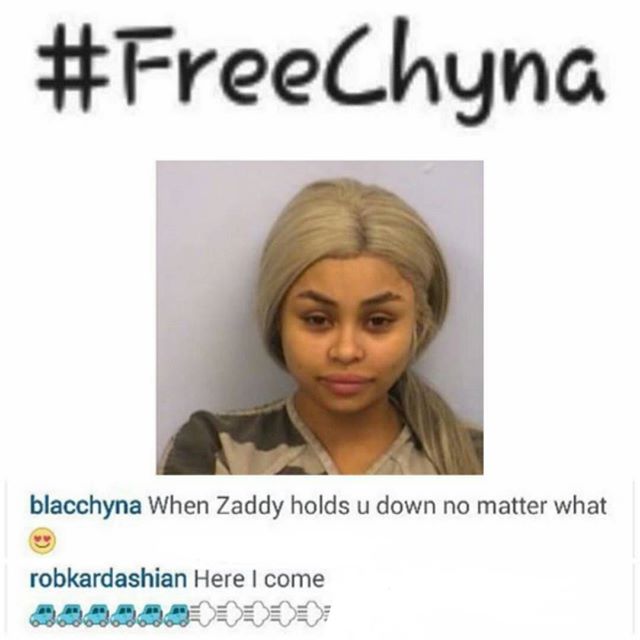 blac chyna bailed out by rob kardashian