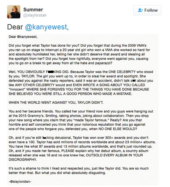 kanyeletter