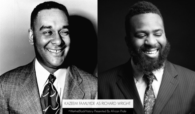 Kazeem Famuyide as Richard Wright Photo Credit Jerome A. Shaw