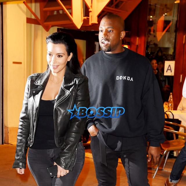AKM-GSI Kim Kardashian Kanye West all black divorce rumors
