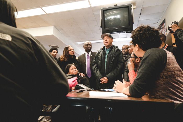 Phaedra Parks, Benjamin Crump, Russell Simmons, students_2