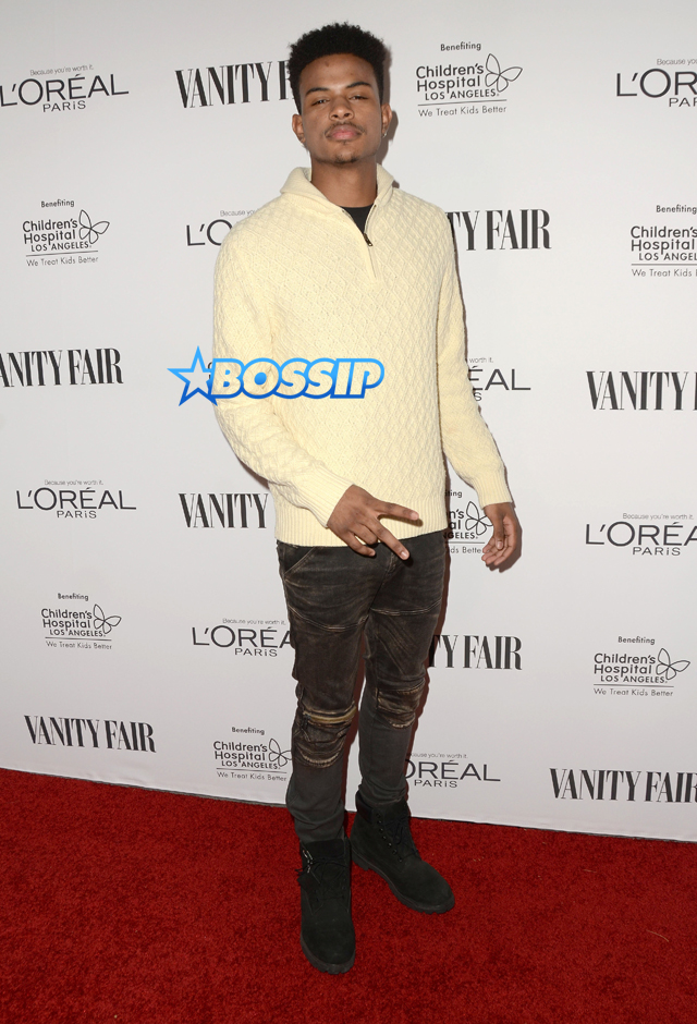 SplashNews Trevor Jackson Vanity Fair DJ Night