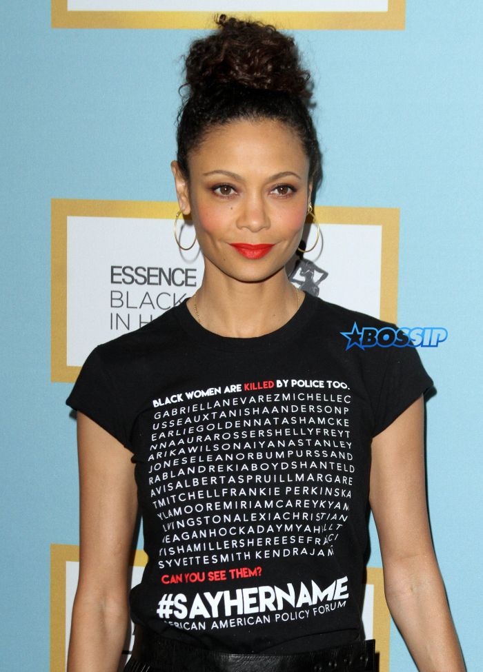 9th Annual Essence Black Women In Hollywood Luncheon 2016 held at the Beverly Wilshire Hotel in Beverly Hills Featuring: Thandie Newton Where: Los Angeles, California, United States When: 25 Feb 2016 Credit: Adriana M. Barraza/WENN.com