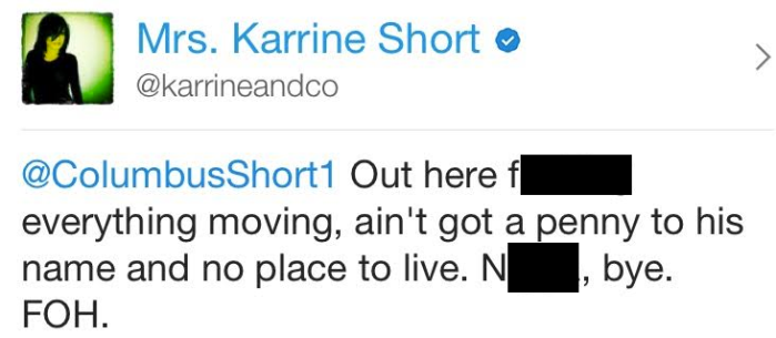 KarrineColumbusTweet
