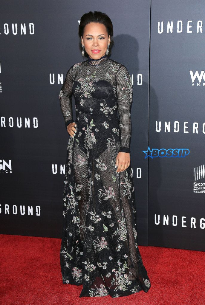 Celebrities attending the "Underground" Los Angeles Premiere held at The Theatre At The Ace Hotel in Los Angeles, California. Pictured: Amirah Vann Ref: SPL1240428 020316 Picture by: AdMedia / Splash News Splash News and Pictures Los Angeles:310-821-2666 New York:212-619-2666 London:870-934-2666 photodesk@splashnews.com 