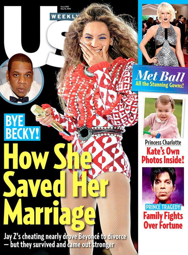 US Weekly printed a How She Saved Her Marriage Beyonce Jay Z issue, post Lemonade