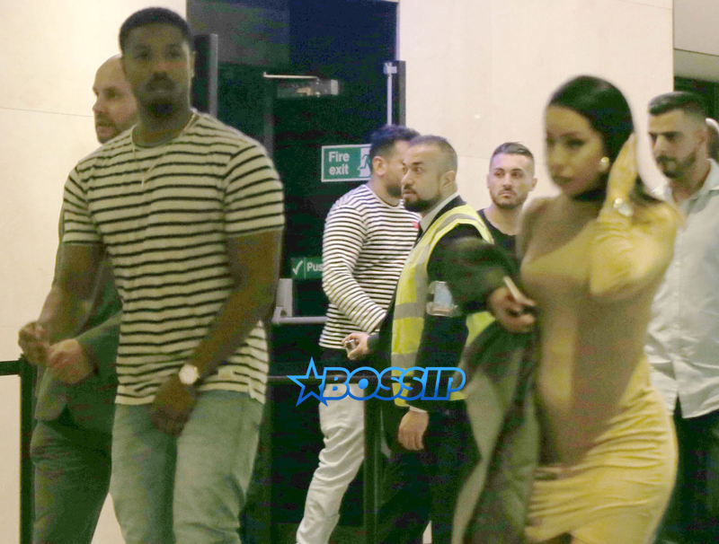 AKM-GSI Michael B. Jordan mystery girl London club Drama