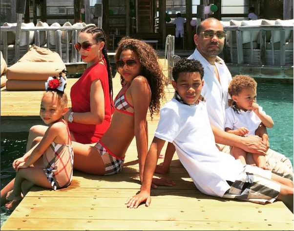 DJ Envy family vacation Raashaun Casey Gia Casey Jaxson Casey Logan Casey Madison Casey London Casey Maldives Abu Dhabi Dubai Choo family 