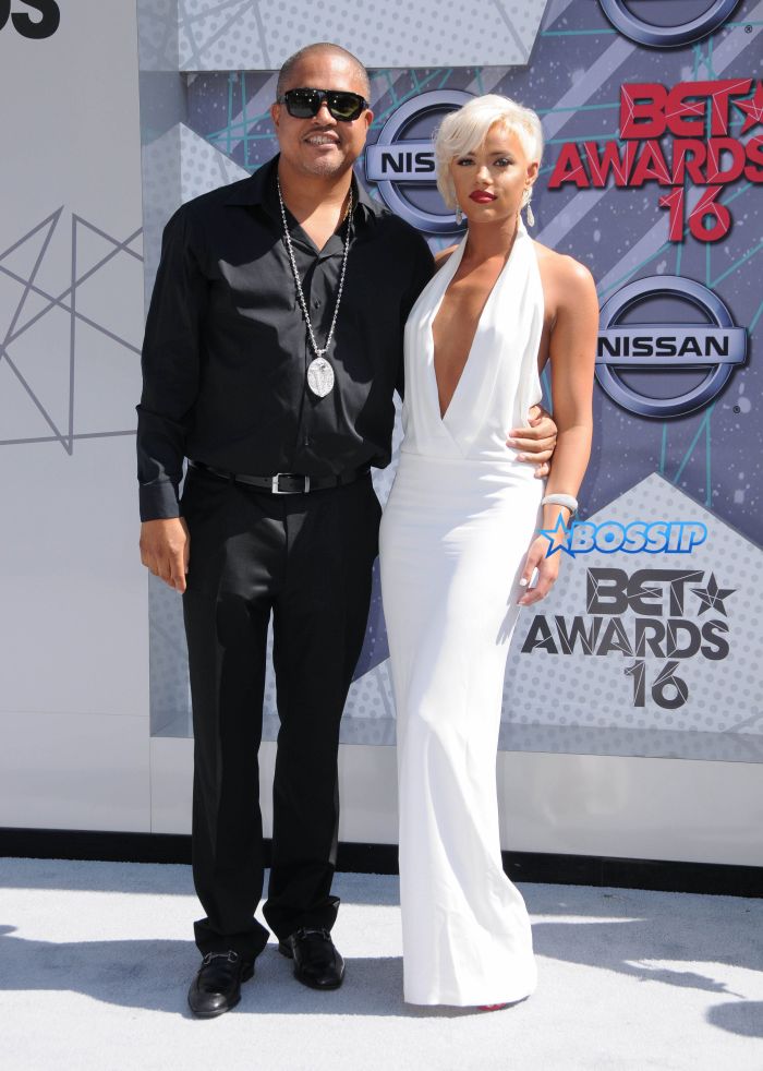 Arrivals for the 2016 BET Awards held at the Microsoft Theater. Pictured: Irv Gotti, Ashley Martelle Ref: SPL1309695 260616 Picture by: AdMedia / Splash News Splash News and Pictures Los Angeles:310-821-2666 New York:212-619-2666 London:870-934-2666 photodesk@splashnews.com
