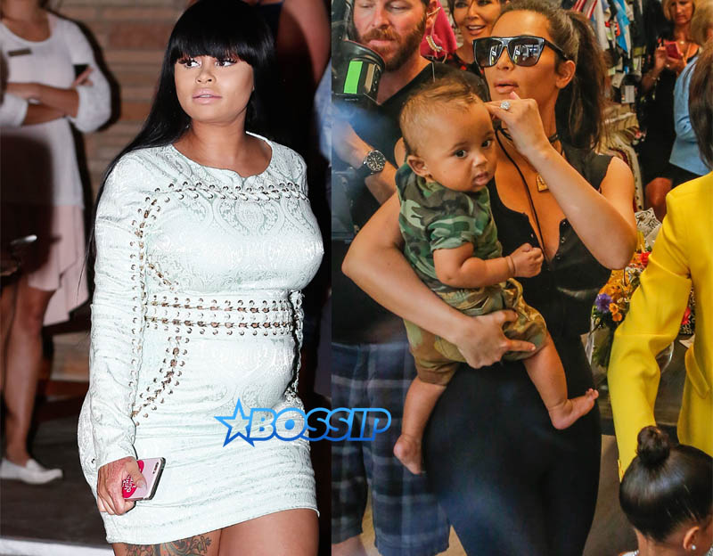 AKM-GSI Kim Kardashian Blac Chyna baby Saint La Jolla