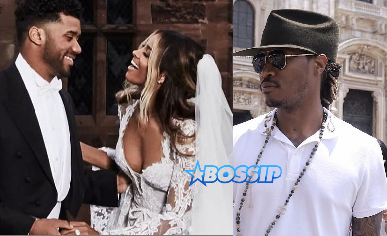 Russell Wilson Ciara wedding Future heart means well