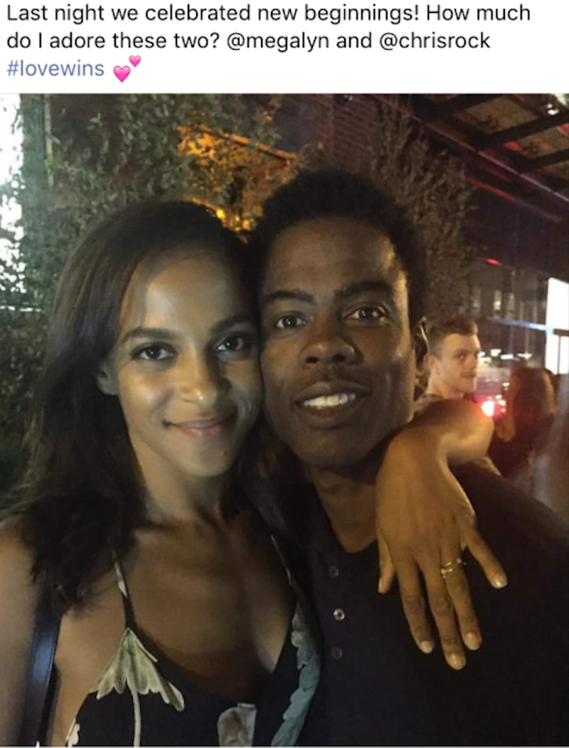 Chris Rock Megalyn Echikunwoke engaged