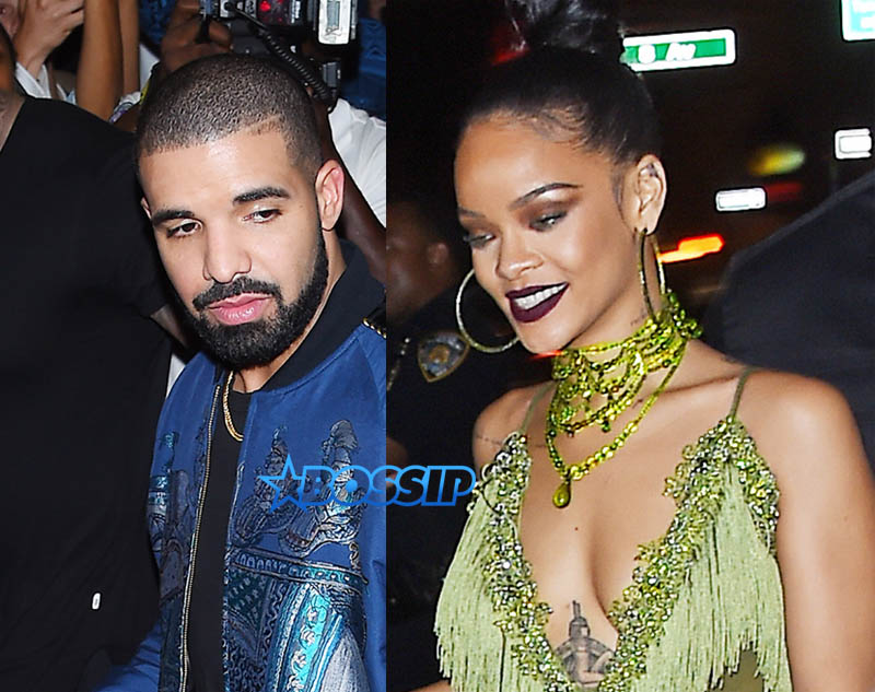 AKM-GSI Rihanna Drake Up and Down after MTV Video Music Awards where she won the Video Vanguard award