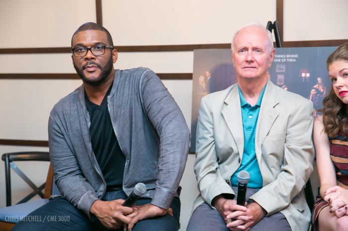 Tyler Perry listens