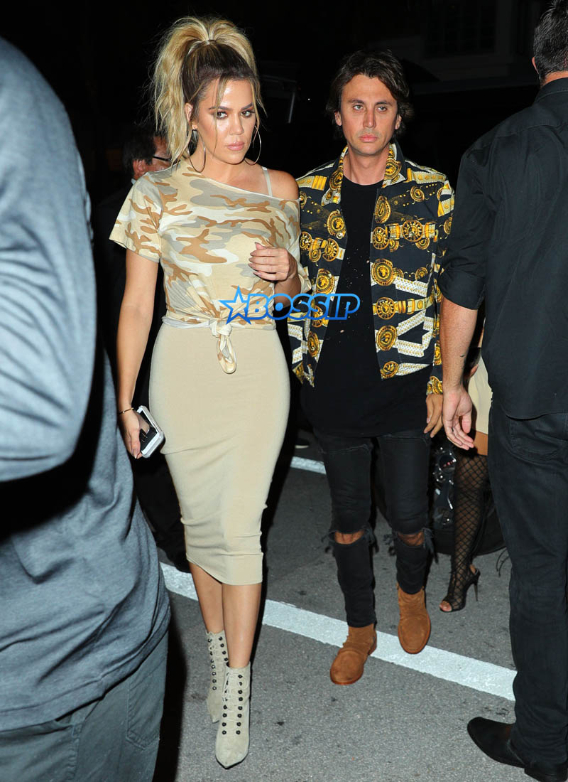Khloe Kardashian Jonathan Cheban dinnerKim and Kanye at Prime 112 in Miami Beach, FL SplashNews