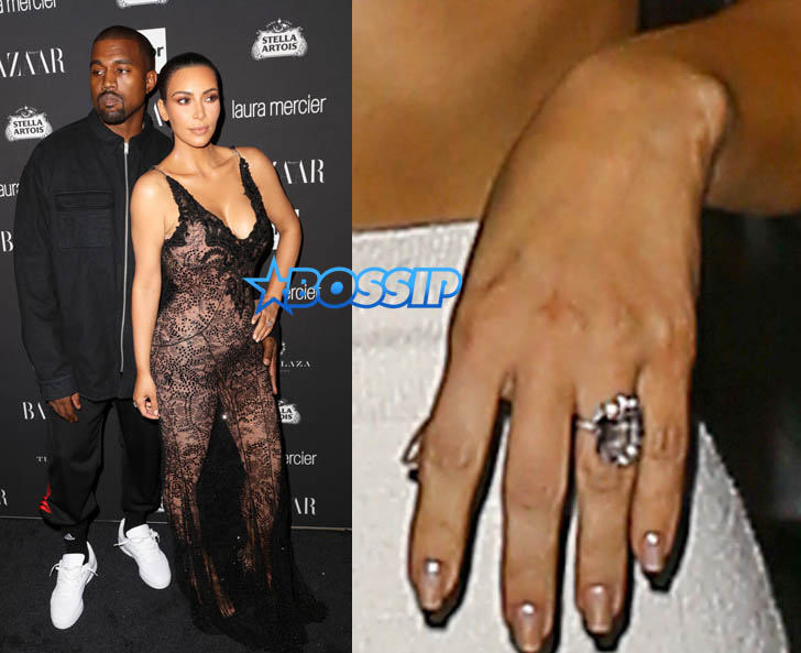 splashnews fameflynetpictures kim kardashian kanye west $5million ring