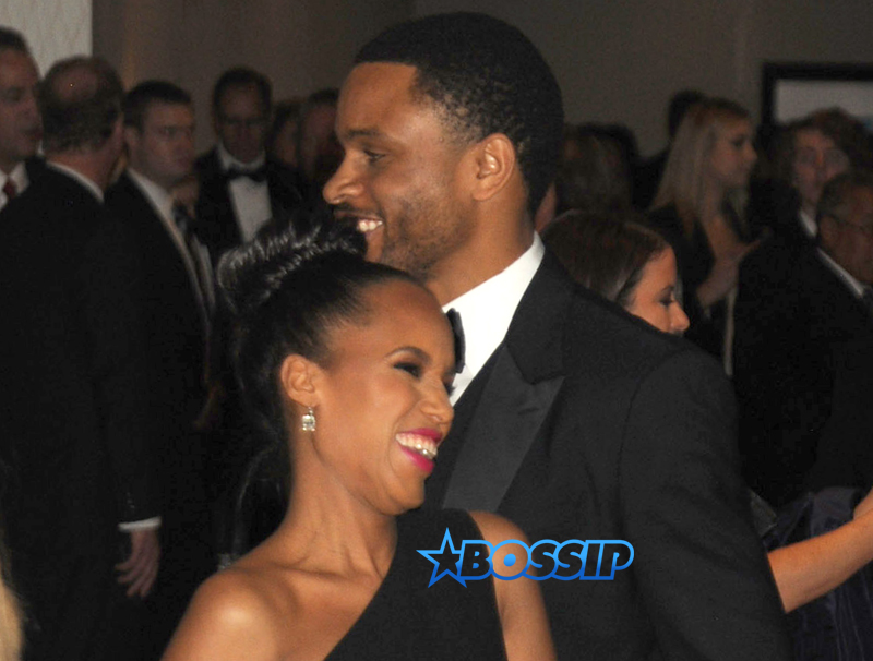 arriving to the White House Correspondents Dinner 2016 at the Washington Hilton Hotel. Kerry Washington and Nnamdi Asomugha SplashNews