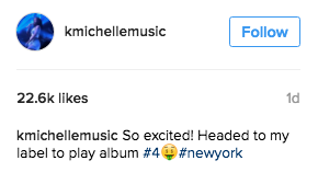 K. Michelle surgery caption
