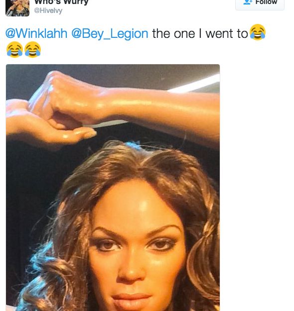 Beyonce wax figure 