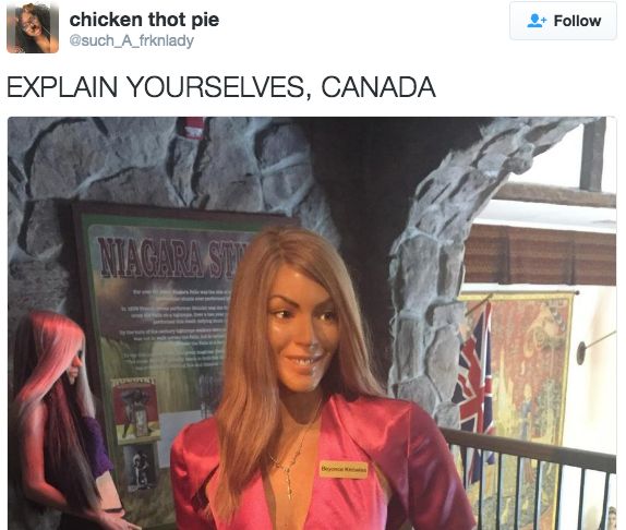 Beyonce wax figure 