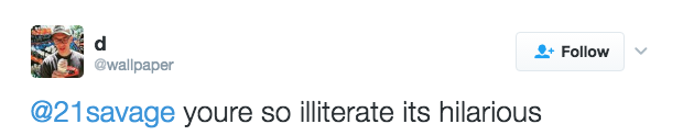 illiterate