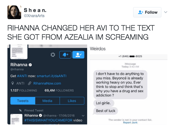 Rihanna Azealia Banks