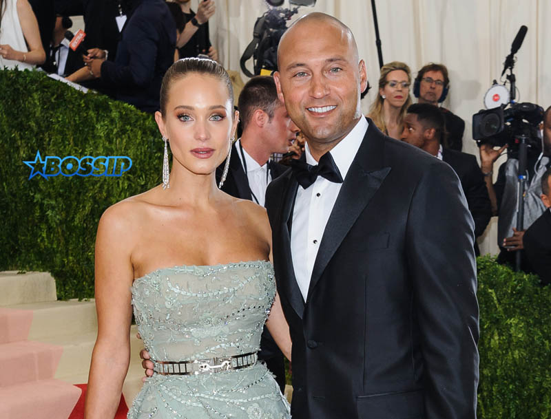 Derek and Hannah Jeter WENN