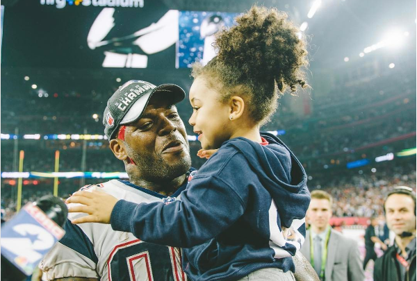 Martellus Bennett and daughter Jett
