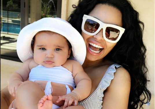 Blac Chyna Dream Kardashian Instagram matching swimsuits