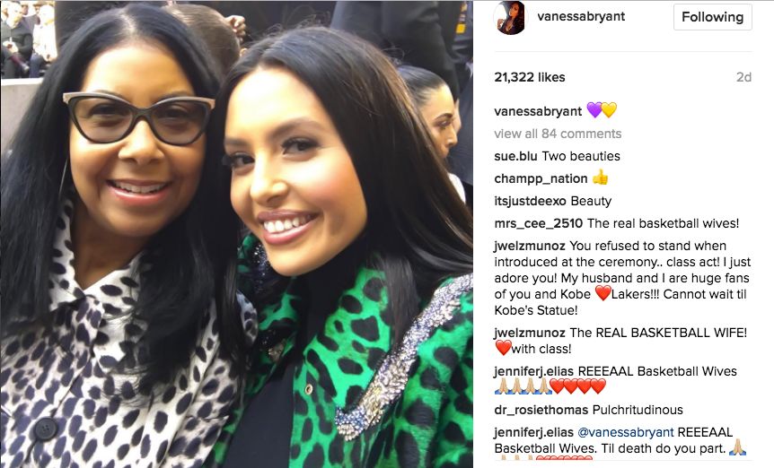 Vanessa Bryant Kobe Bryant Instagram
