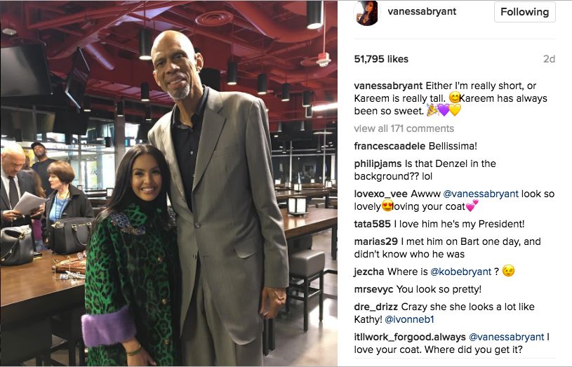 Vanessa Bryant Kobe Bryant Instagram