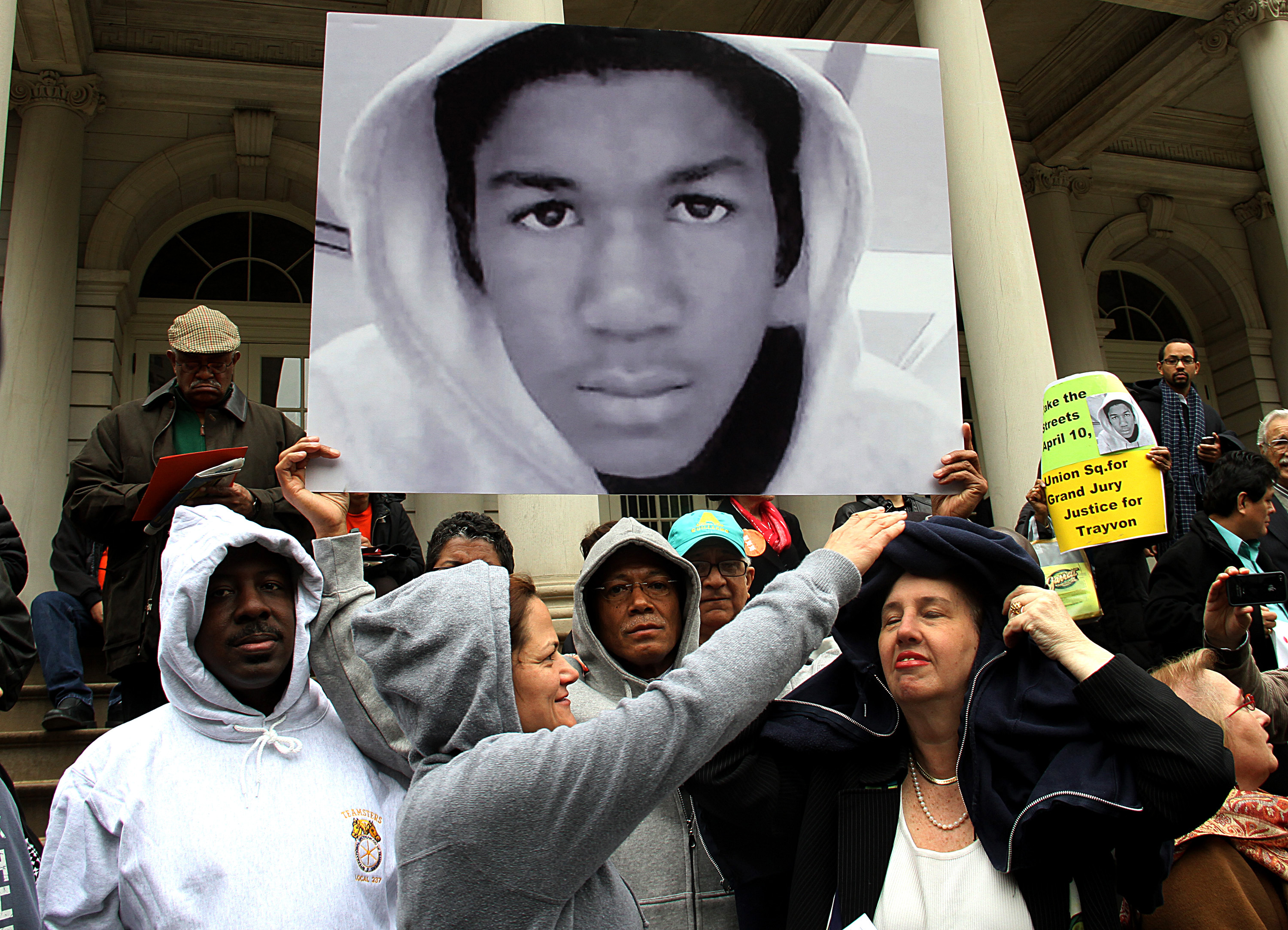 New York City Council Members press conference in memory of Trayvon Martin held at City Hall 28 Mar 2012 Credit: WENN