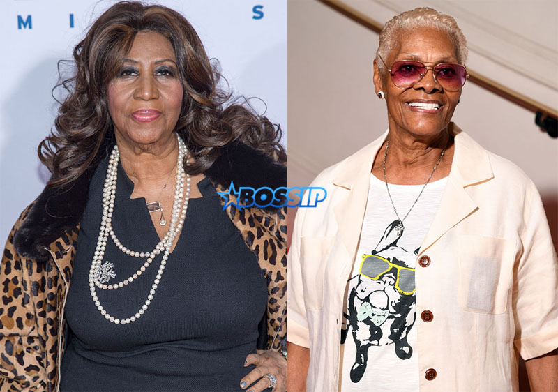 Aretha Franklin Dionne Warwick Getty Images