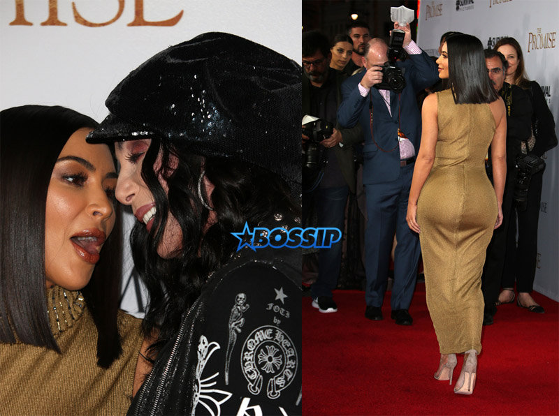 WENN Kim Kardashian Cher 'The Promise' Premiere
