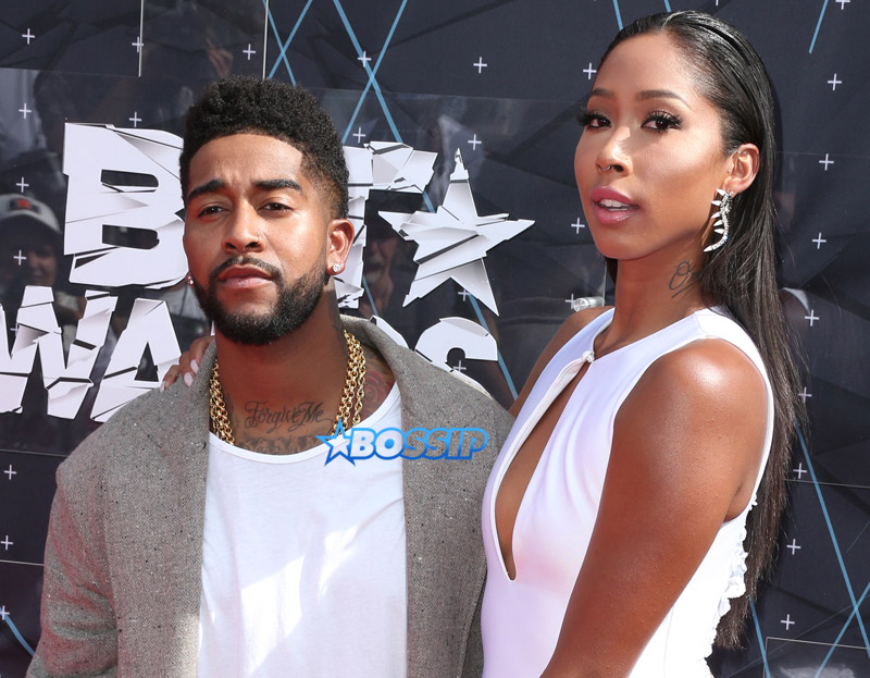 Omarion Grandberry Apryl Jones WENN
