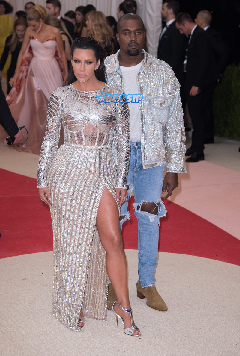 Metropolitan Museum of Art Costume Institute Gala: Manus x Machina: Fashion in the Age of Technology at the Met Museum - Arrivals Kim Kardashian Kanye West WENN