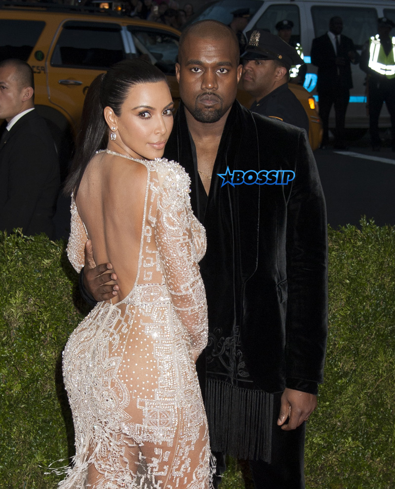2015 MET Costume Gala  China Through the Looking Glass Kim Kardashian Kanye West WENN