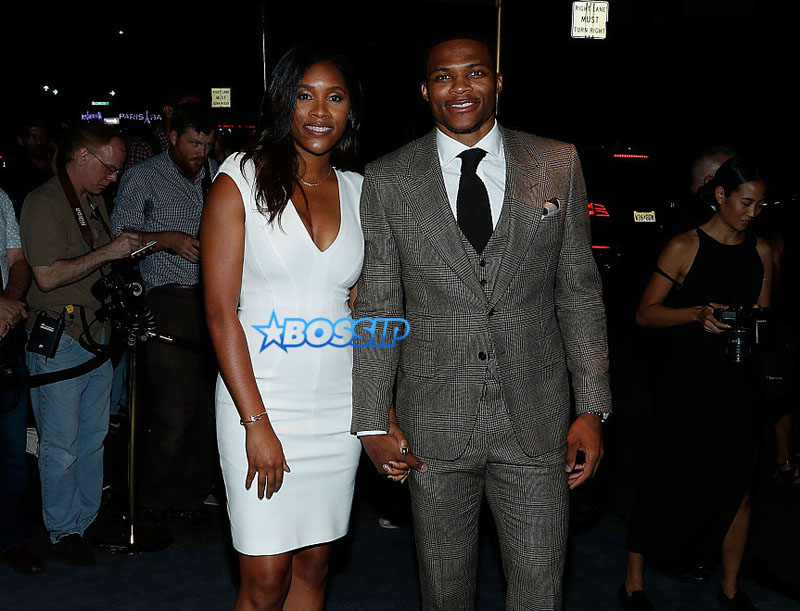 NEW YORK, NY - SEPTEMBER 07: Nina Earl and Russell Westbrook attend the Tom Ford Fall 2016 fashion show at The Four Seasons on September 7, 2016 in New York City. (Photo by Taylor Hill/FilmMagic)