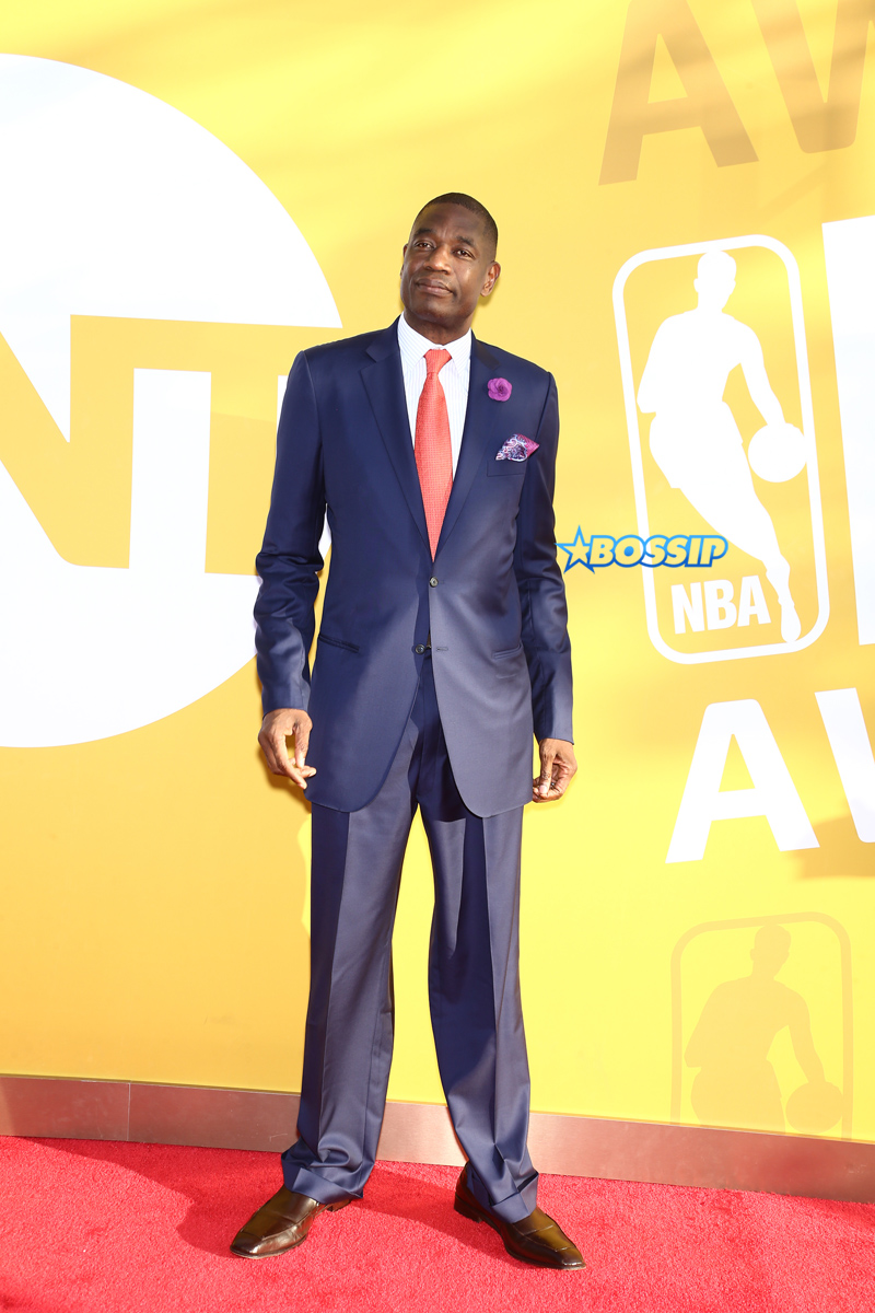 Dikembe Mutumbo r Credit: John Nacion/SplashNews