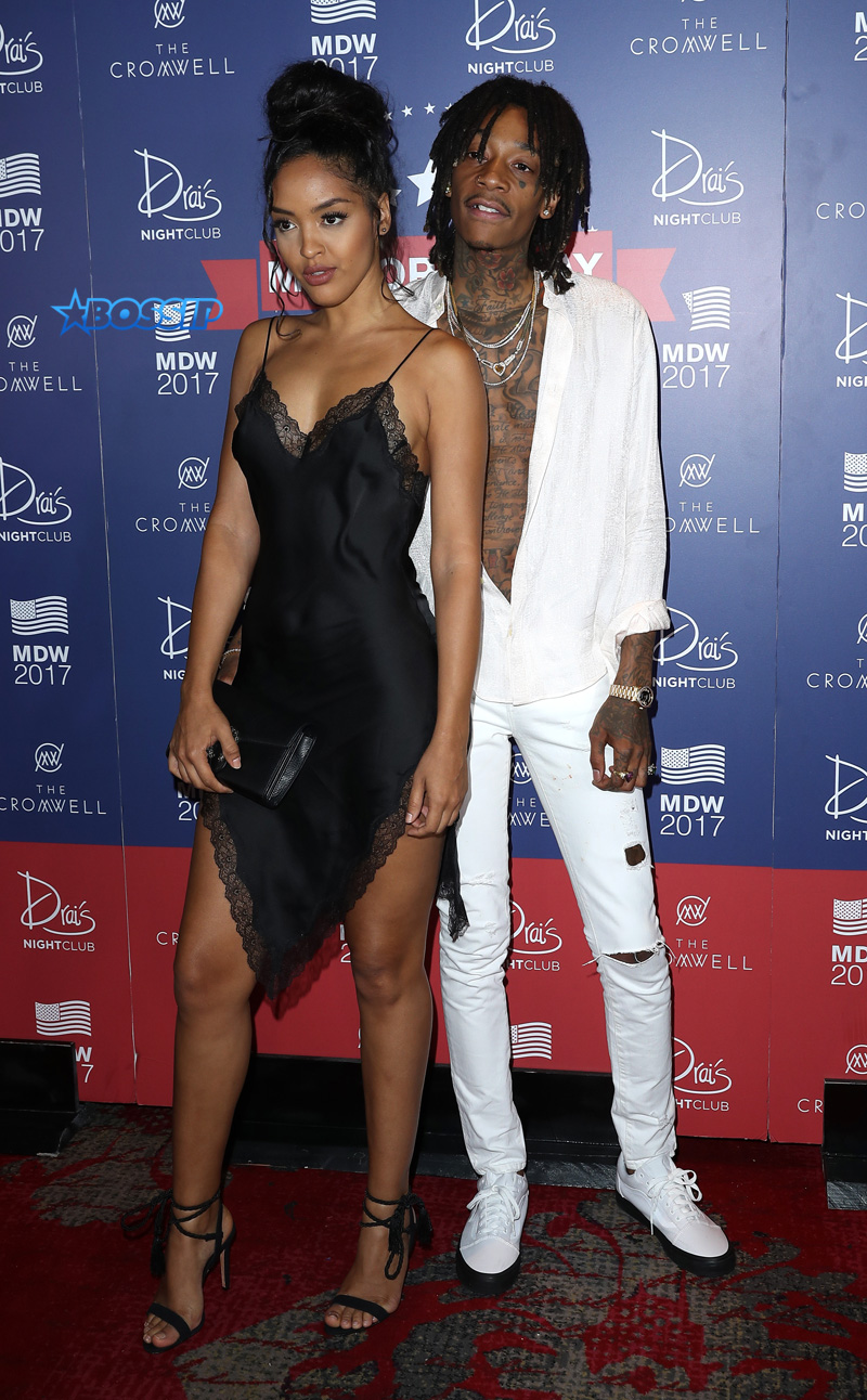 Wiz Khalifa Makes His Drai's LIVE Debut at Drai's Nightclub Las Vegas, May 28  Featuring: Wiz Khalifa, Izabela Guedes Where: Las Vegas, Nevada, United States When: 29 May 2017 Credit: Judy Eddy/WENN.com
