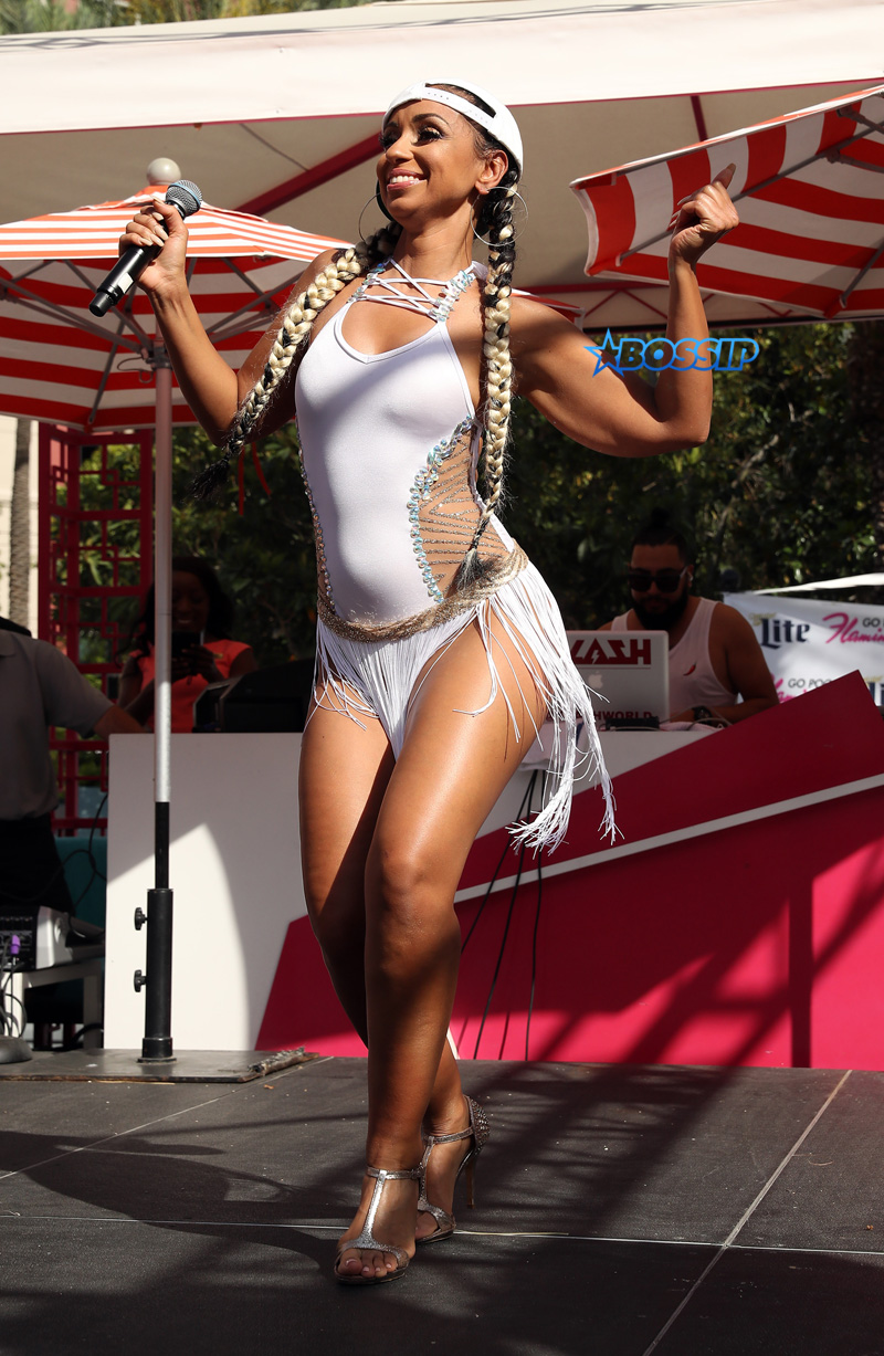 Mya Performs Live At Flamingo Go Pool Saturday June 3