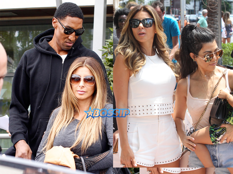 Scottie Pippen Larsa Pippen Kourtney Kardashian SplashNews