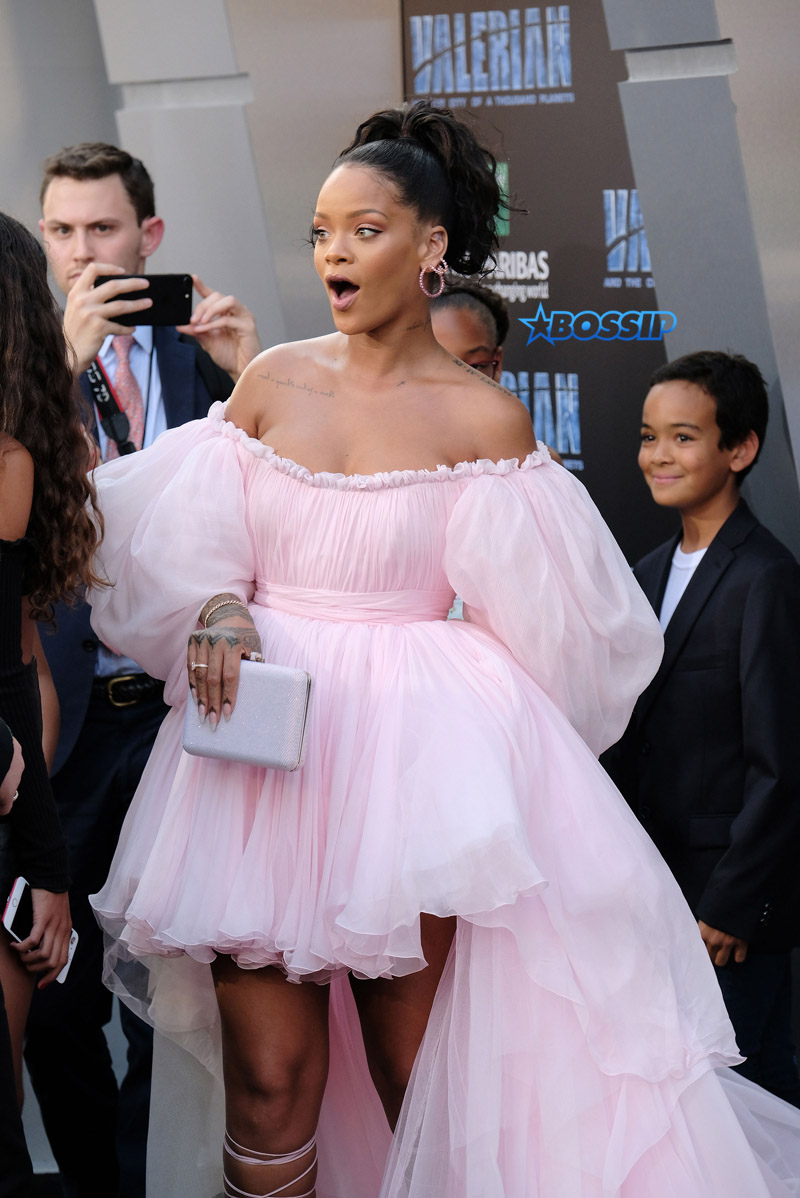 Valerian And The City Of A Thousand Planets - Los Angeles Pictured: Rihanna Picture by: Jen Lowery / Splash News