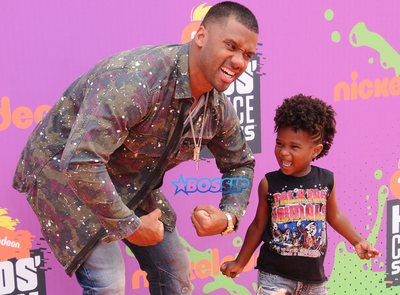 Nickelodeon Kids' Choice Sports Awards 2017, held at the Pauley Pavilion in Russell Wilson, Future Zahir Wilburn Picture by: AdMedia / Splash News